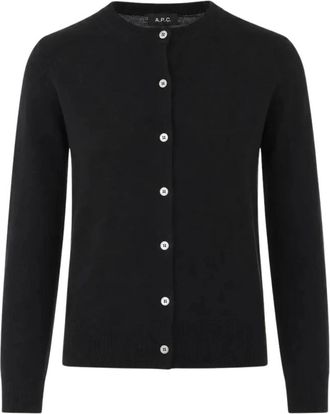 A.P.C. Mujer, Jerseys, Negro, Talla: M