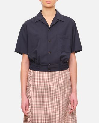 Bottega Veneta Dark Blue Short sleeve Shirt