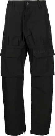 44 Label Group Parachute Trousers with Multi-Pockets