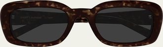 Saint Laurent Recycled Acetate Rectangular Sunglasses