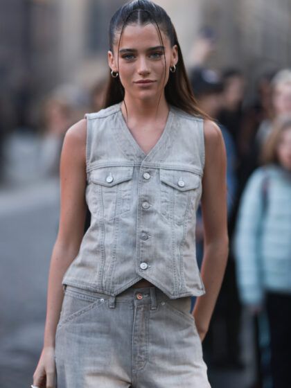 How to wear a vest and not give waitress vibes