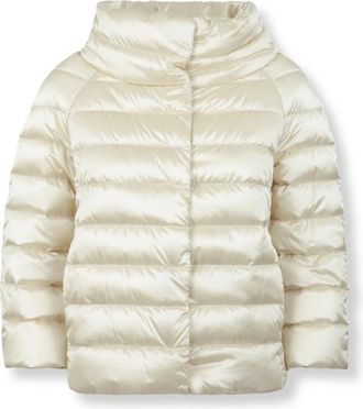 Herno Giacca Sofia - Dames - Jassen - Wit - Maat: XS Zijde
