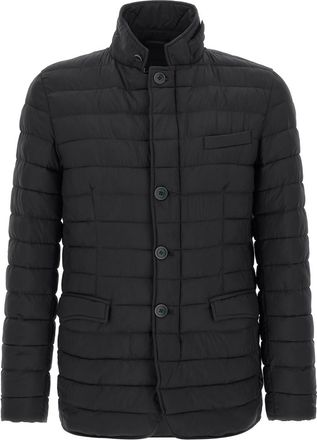 Herno Black Quilted Jacket