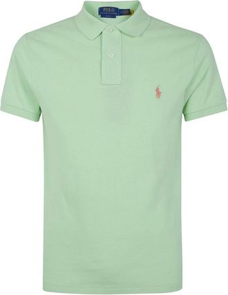 Polo Ralph Lauren Slim Fit Poloshirt - Heren - Polos - Groen - M - Katoen - Tops