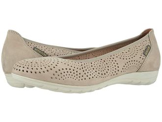 Mephisto Elsie Perf Womens Slip on Shoes Light Taupe Bucksoft : EU 36.5 (US Womens 6.5) B - Medium, Nubuck