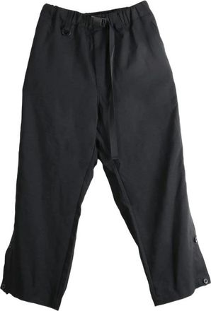 Yohji Yamamoto Button-fastening Belted Trousers