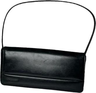 Givenchy Pre-owned Shoulder Bags, female, Black, Size: ONE SIZE Pre-owned Leather Shoulder Bag