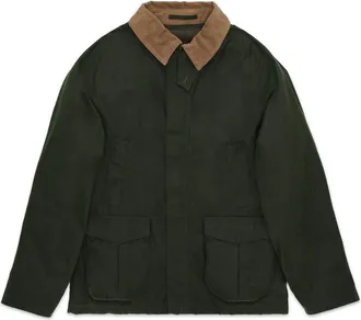 Fortela Bristol Waxed Cotton Jacket in Forest Green at Nordstrom, Size 52 Eu