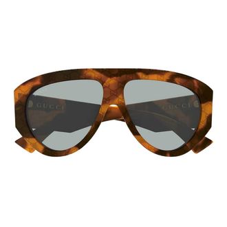 Gucci Sunglasses Gg2128 S 003 Dark Brown/Green Women
