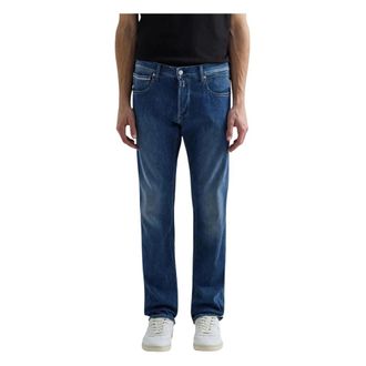 Replay Straight Jeans, male, Blue, Size: W31 L32 Grover Straight Jeans