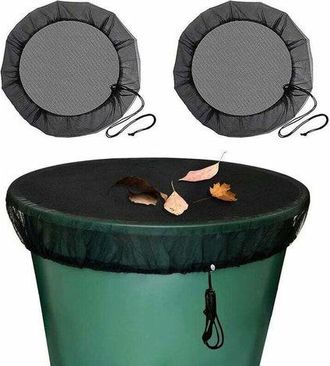 OEM Mosquiteras Para Dep&oacute;sitos De Agua De Lluvia, Red De Protecci&oacute;n Para Barriles De Agua De Lluvia Con Cord&oacute;n Ajustable, Red Protectora Ajustable, Protec