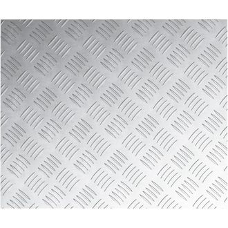 vidaXL Placas De Aluminio Checker - Paquete De 4 - Antideslizantes - 60x50 Cm Vidaxl