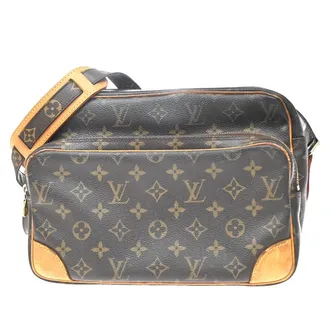 Louis Vuitton Nil Messenger Monogram Canvas Brown Canvas Handbag (Pre-Owned)