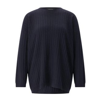Fabiana Filippi Round-neck Truien - Dames - Ronde hals truien - Blauw - 4XS - Wol - Truien & Vesten