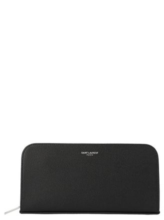Saint Laurent Black Logo Wallet