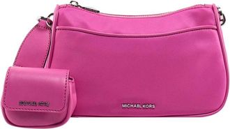 Michael Kors Jet Set Medium Nylon Crossbody Bag - Dames - Schoudertassen - Roze - ONE Size - Nylon - Tassen