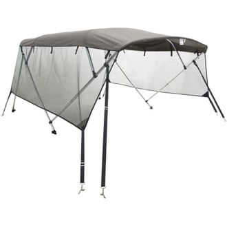 vidaXL Toldo Bimini 4 Arcos Con Paredes Laterales De Malla Vidaxl