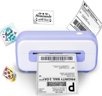 OEM Impresora T&eacute;rmica De Env&iacute;os, Impresora T&eacute;rmica Inal&aacute;mbrica 4x6 Para Paquetes Y Peque&ntilde;as Empresas Dom&eacute;sticas, Compatible Con Iphone, Android, Mac, Wind