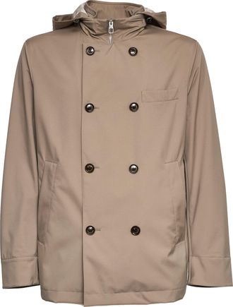 Montecore Hybrid Peacoat Parka Hooded Jacket