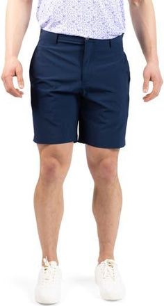 Tailorbyrd Solid Performance Shorts in Navy at Nordstrom Rack, Size 32