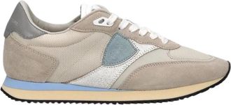 Philippe Model Blville Low - Dames - Sneakers - Beige - 41 EU - Leer - Schoenen