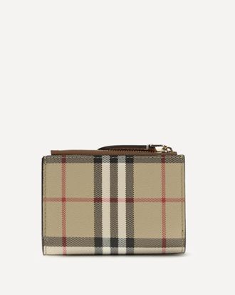 Burberry Check printed canvas Wallet Female UNI