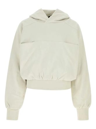 Entire studios cropped hoodie - unisex - Cotton - S - White