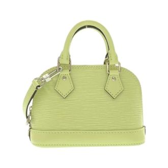 Louis Vuitton Pre-owned Mini Bag - Dames - Pre-owned - Groen - Maat: ONE Size Leer