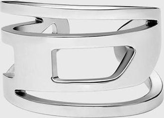 Diesel Stainless Steel Ear Cuff - Ear Cuffs - Unisex - Silver