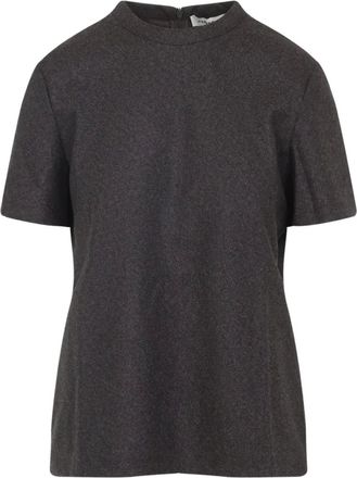 Carven T-shirt a collo alto - Grigio