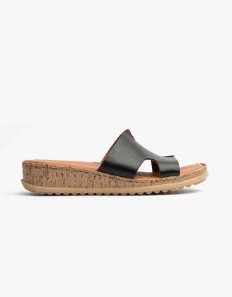 Hush Puppies Womens Hush Puppies ELOISE Womens Sandals Black - Size: 6