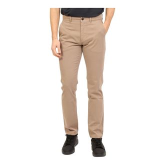 HUGO BOSS Broeken, Heren, Bruin, W38, Katoen, Bruine Chino Broek Slim Fit