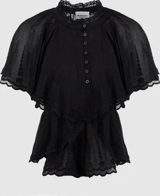 Isabel Marant Top Lorna Black