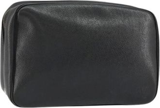 Louis Vuitton Pre-owned Clutches, female, Black, Size: ONE SIZE Pre-owned Leather Clutch