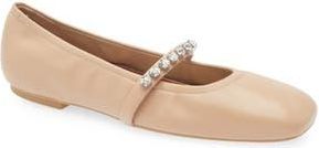 Stuart Weitzman Goldie Ballet Flat in Adobe at Nordstrom Rack, Size 5.5
