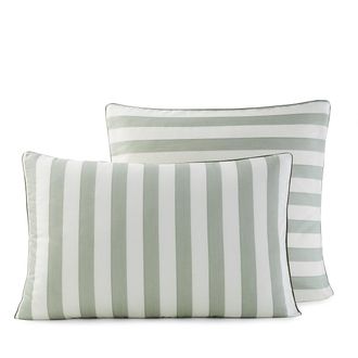 AM.PM Gestreept kussensloop, katoen/Lyocell, Bleuenna