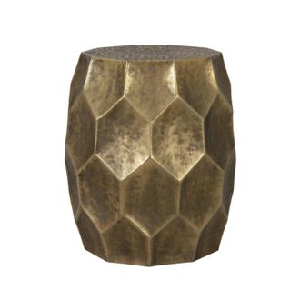 Light & Living Mesa Auxiliar Light & Living Kalan Dorado Antiguo - &Oslash;37x43 Cm