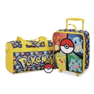 Bioworld Merch Three-Piece Pokemon Carry-On
