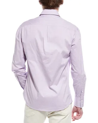 Brunello Cucinelli Cotton Tailored Shirt - Lilac