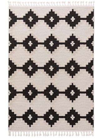 benuta Alfombra crema/antracita 80x150