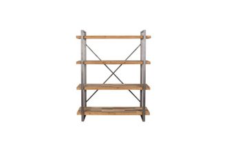 White Label Estante de madera beige