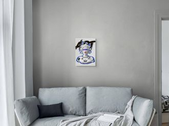 Arte Dal Mondo Adm - Print on Acrylic Stylized Jellyfish