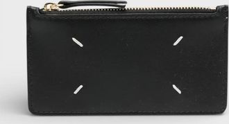 Maison Margiela Mens Maison Margiela Slim Leather Wallet Black - Size: O/S