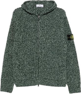 Stone Island Logo-patch Zip-up Hoodie