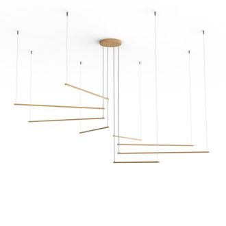 Lumicom Radius Lampara De Techo 8x Monocolor Mate
