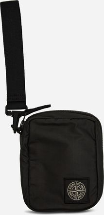 Stone Island Double Coated Cotton Ripstop Wallet Black