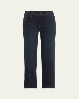 Mother The Mid-Rise Rambler Zip Ankle Jeans