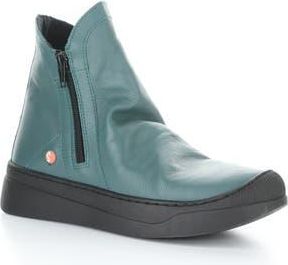 Softinos Abil Platform Wedge Bootie in Teal Smooth Leather at Nordstrom Rack, Size 10-10.5Us / 41Eu