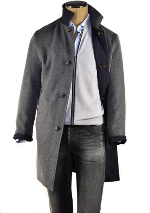 Kiton Kired By Kiton Peak Cashmere Reversible Overcoat