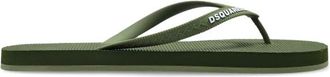 Dsquared2 Logo Slippers - Heren - Slippers - Groen - 41 EU - Schoenen